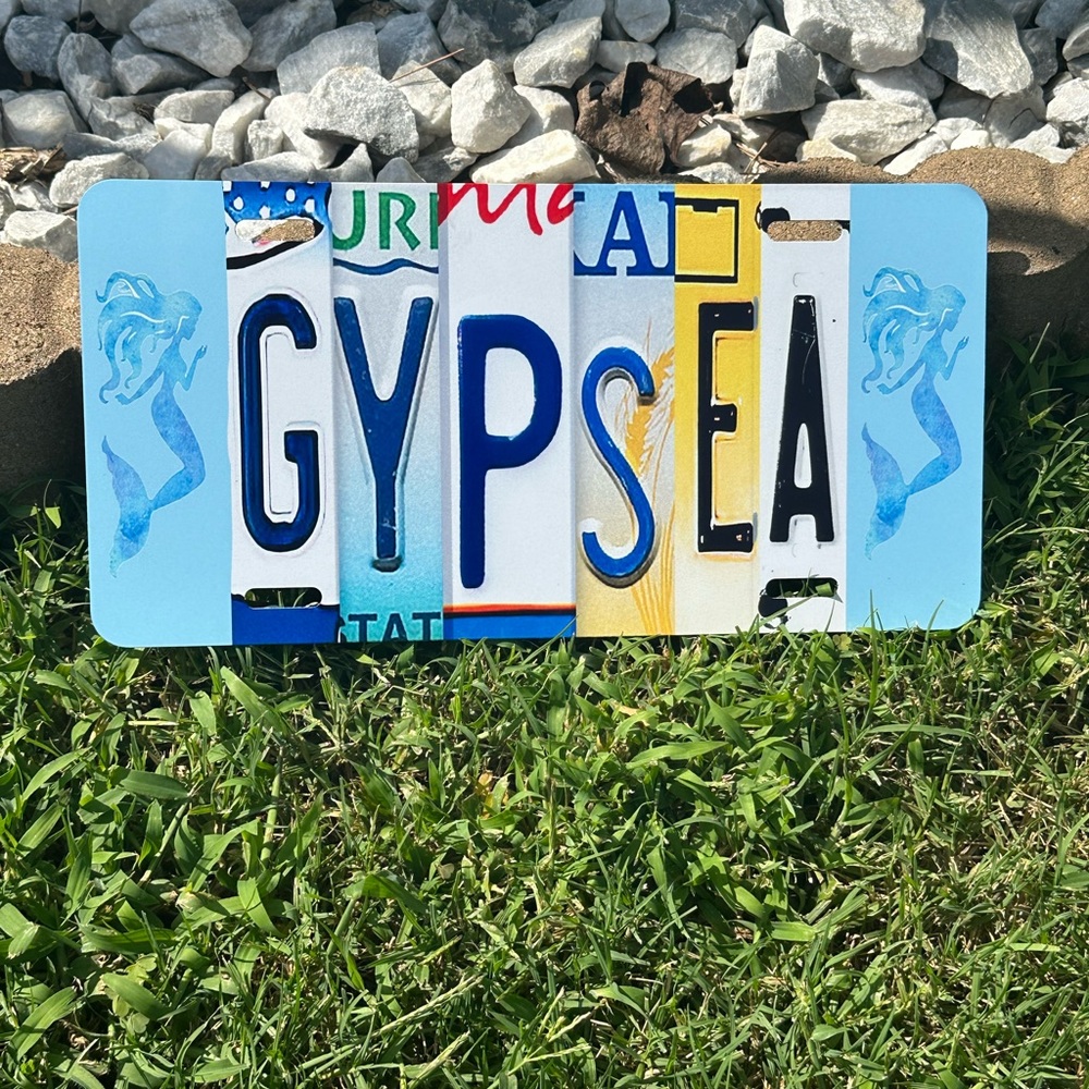 Gypsea license plate